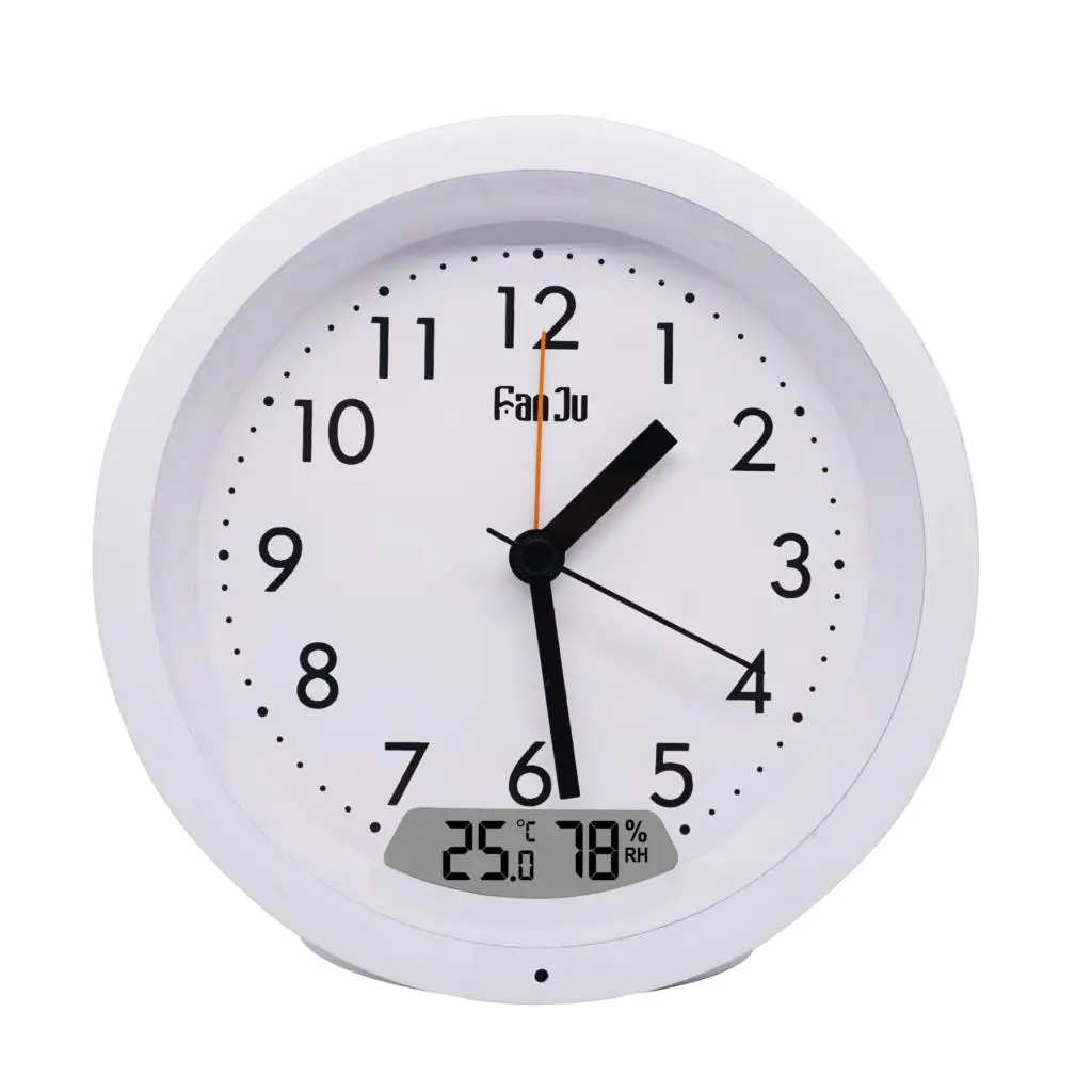 Fanju 5132 Повтор будильника Термометр гигрометр дисплей автоматическая подсветка классические настольные часы домашний Декор Горячая
