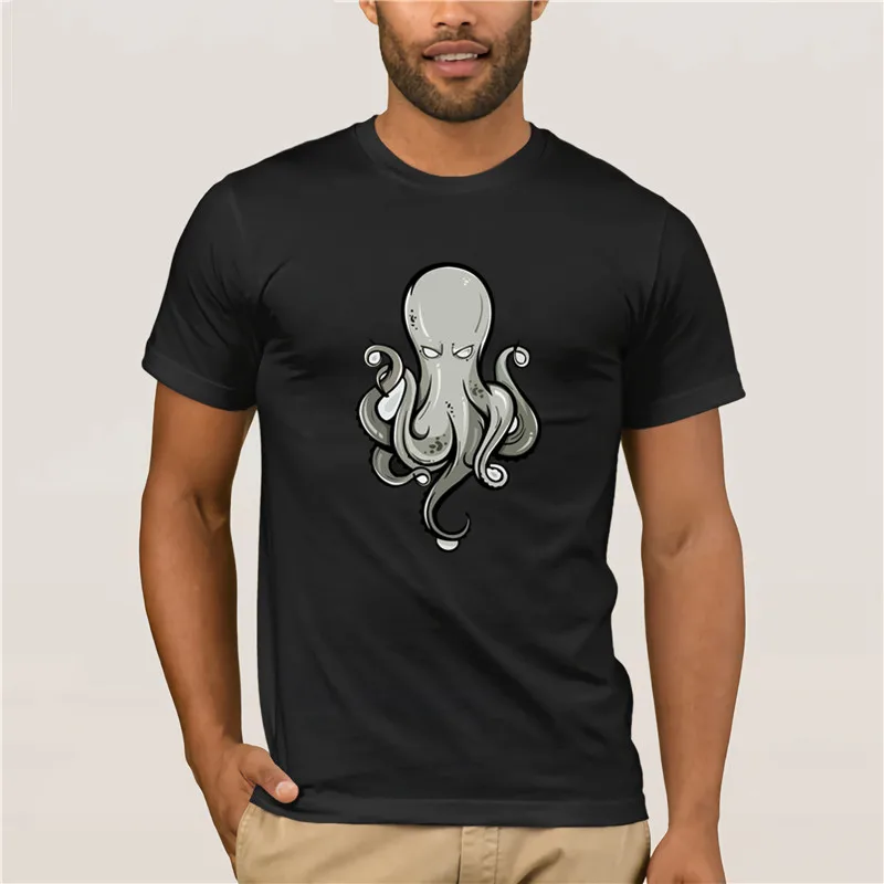 men's shirt with octopus print