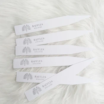 

5000pcs Custom 1 Color Logo Foil 2x16cm Aromatherapy Fragrance Test Strips Perfume Essential Oils Test Strips Blotter Tester