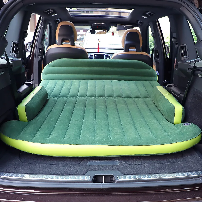 Pillow/Pump Car Self-drive Air Bed Sleeping Seat Inflatable Back Seat Mattress 