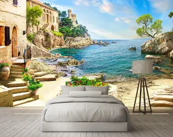 

Custom 3D Wall Mural Wallpaper For Bedroom Photo Background Wall Stickers Home Decor Living Room Modern Painting Wallpaper