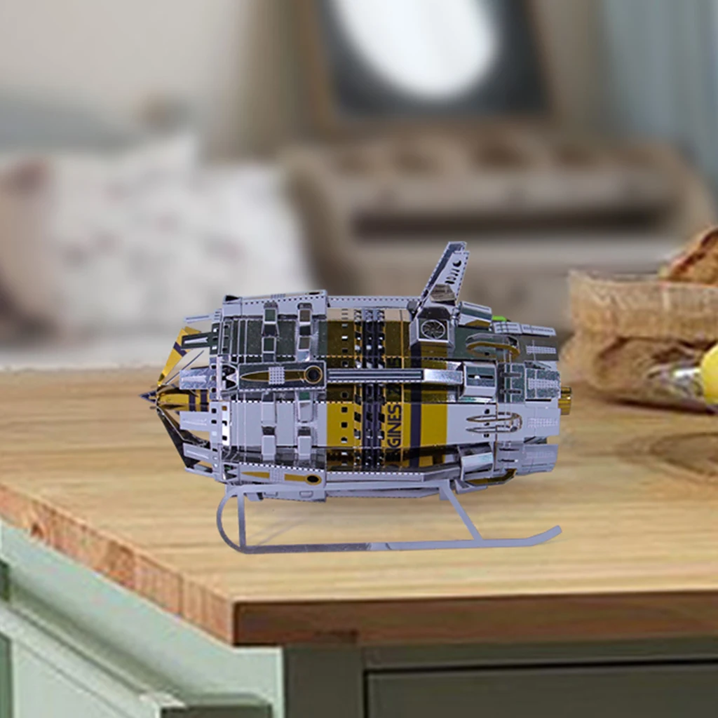 3D Metal Puzzle Jigsaw Toys for Adults & Teens Gifts - 3D Engine Model Kit - 102x48x65mm