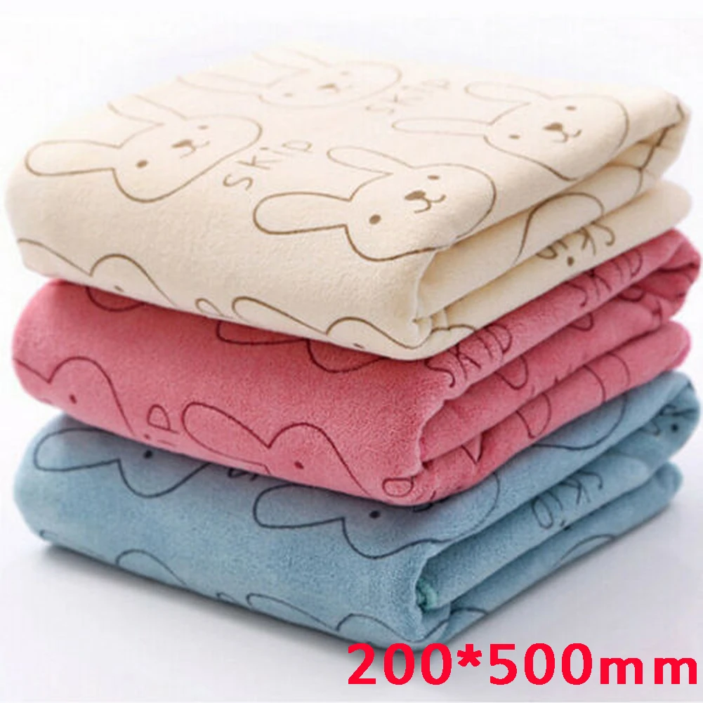 

Rabbit Microfiber Baby Baby Infant Newborn Washcloth Kids Beach Bath Towel Face Towel For Bathing Swimming Absorbent Drying