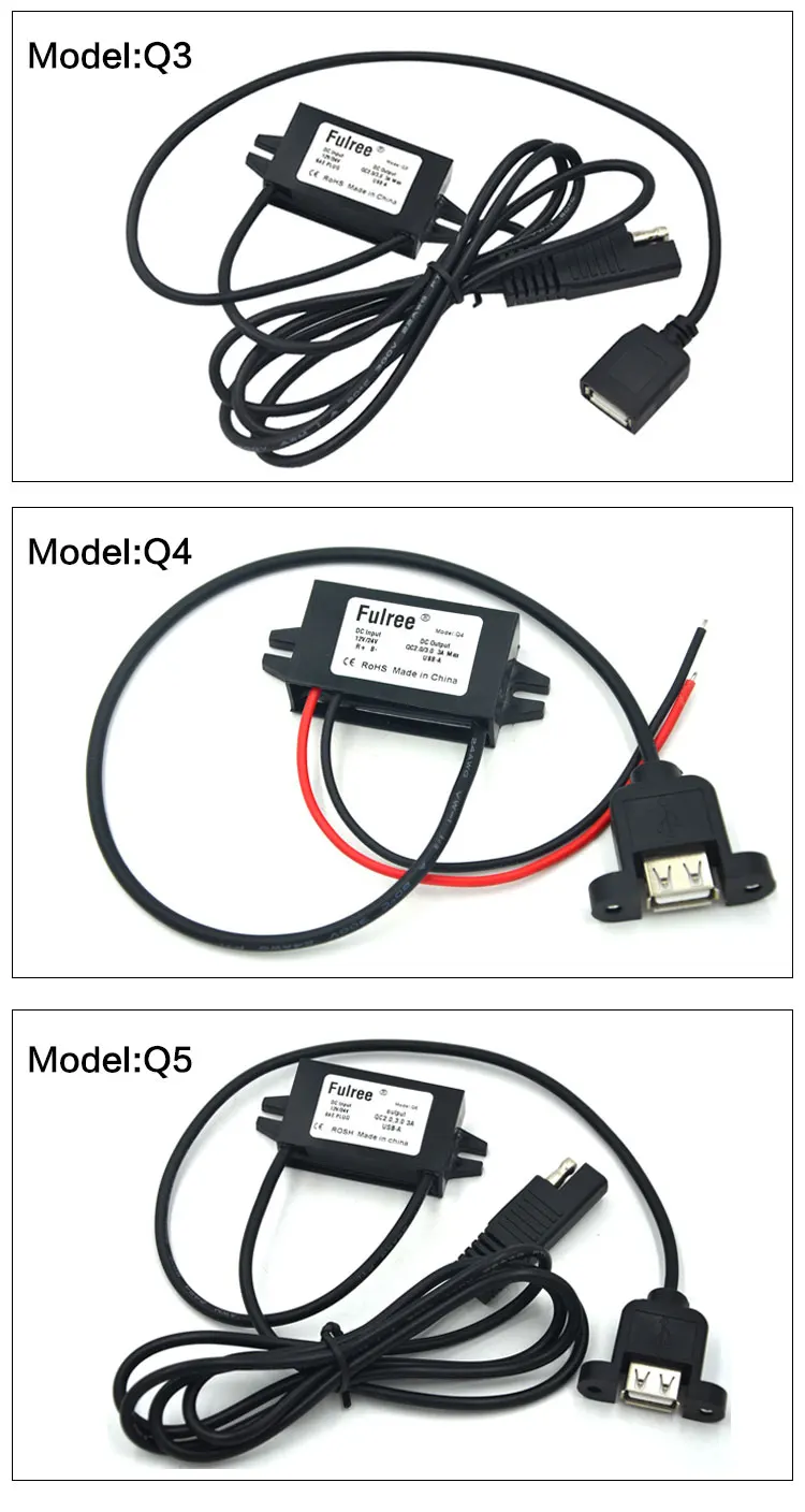 Автомобильное зарядное устройство, преобразователь постоянного тока, модуль с одним портом 12 В/24 В до 5 В 3A 15 Вт, USB понижающий источник питания для автомобиля