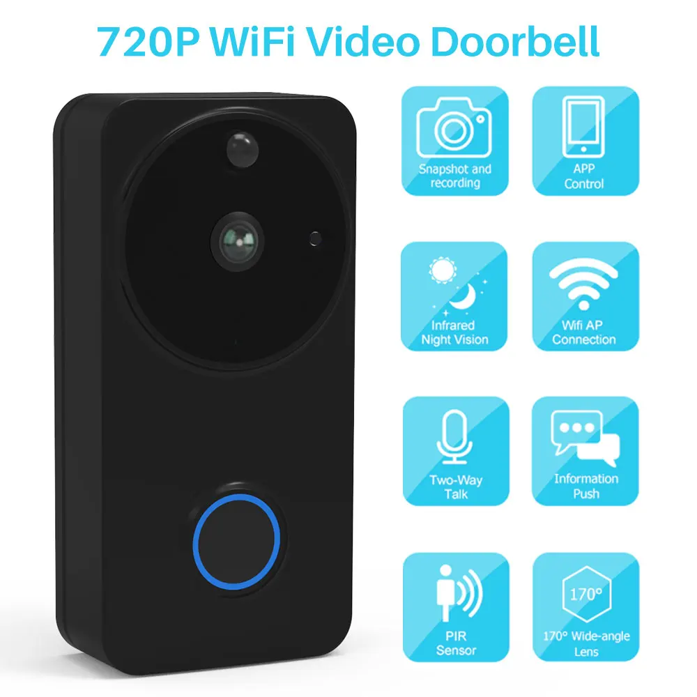 Wifi камера дверной звонок видео домофон wifi Звонок для квартиры ИК сигнализация