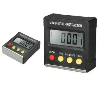 

Digital Protractor Gauge Level Angle Finder Inclinometer Magnet Base Digital Protractor No Battery Practical