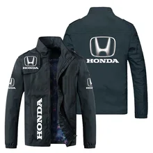 Honda Men Jacket 2021 Autumn Winter new Mens Honda Car Logo Print Motorcycle Racing Jacket Windbreaker Bike Jacket Men Clothing