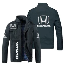 Honda Men Jacket 2021 Autumn Winter new Mens Honda Car Logo Print Motorcycle Racing Jacket Windbreaker Bike Jacket Men Clothing