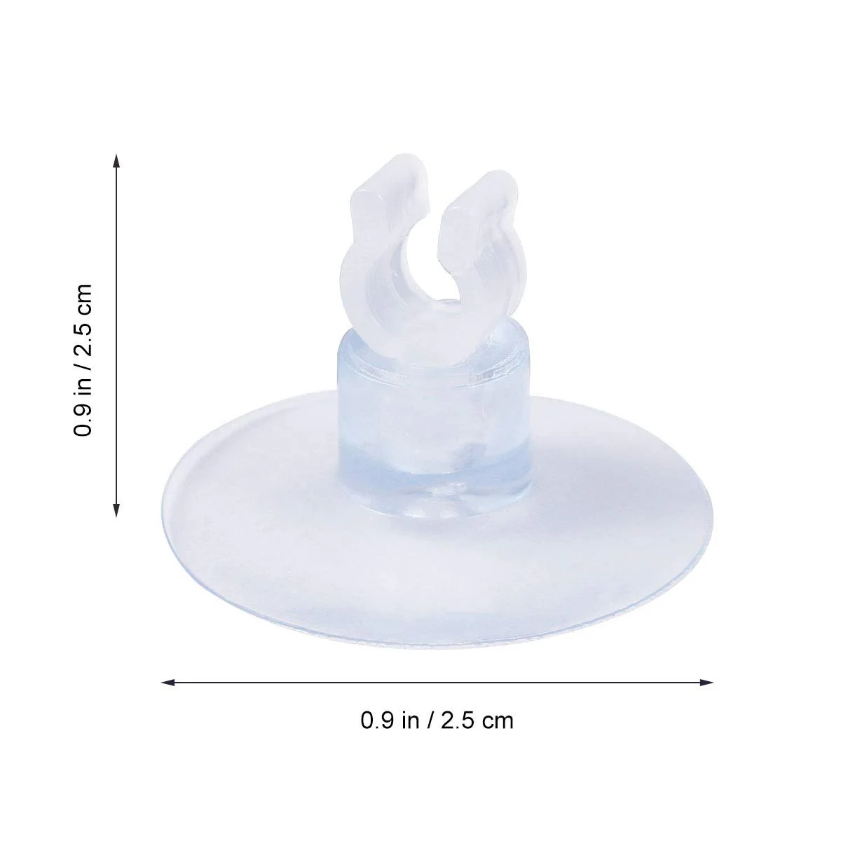 30 PCS Clear Aquarium Sucker Suction Cups for Fish Tank Ultra Silent Oxygen Air Pump Airline Tubing Holder Aquarium Accessories