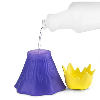 

Erupting Volcano Microwave Oven Steam Cleaner Kitchen Cleaning Tools Cooking Kitchen Gadget Clean Dirt In Minutes Fun