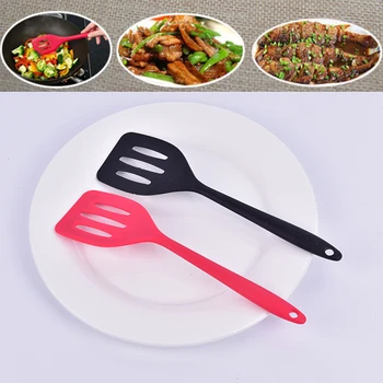 

1pc Silicone Spatula Fried Shovel Egg Fish Frying Pan Scoop Cooking Utensils Kitchen Tools Gadget Cooking Accessories