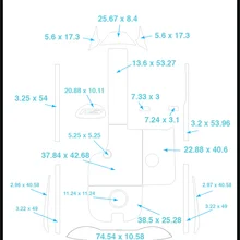 MB Sports F21 Tomcat swim Step& Cockpit Pad лодка EVA тик настил 1/" 6 мм
