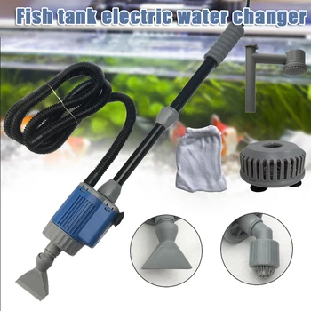 

Aquarium Cleaner Machine Electric Automatic Removable Vacuum Water Changer Sand Algae Cleaner Filter Changer TP899