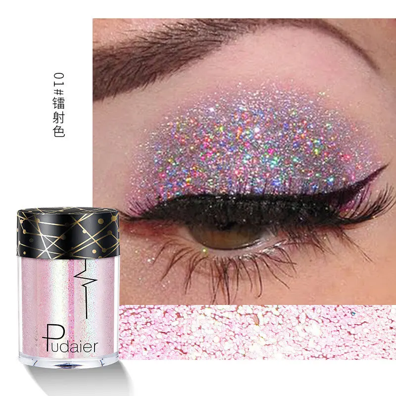 Diamond Glitter Single Eyeshadow Shimmer Waterproof Makeup Pigments Cosmetics Eye Shadow Pallete Woman TSLM2 |