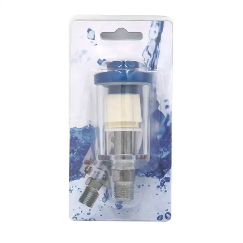 1PC 1/4'' Oil Water Separator Inline Air Hose Filter Moisture Trap For