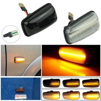 

For Citroen Berlingo Jumpy Saxo Xantia Xm ZX LED Dynamic Turn Signal Lamp Side Marker Light For Peugeot 106 36 406 806 For Fiat