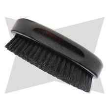 Новая высококачественная щетка для мужчин, щетка для бритья, щетина кабана, натуральная древесина, черная щетка для бороды