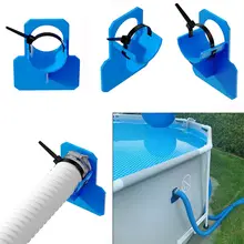 Swimming Pool Pipe Holder Mount Supports Pool Pipes Above Ground Pool 32mm 38mm Hose Outlet For Intex with Cable Tie
