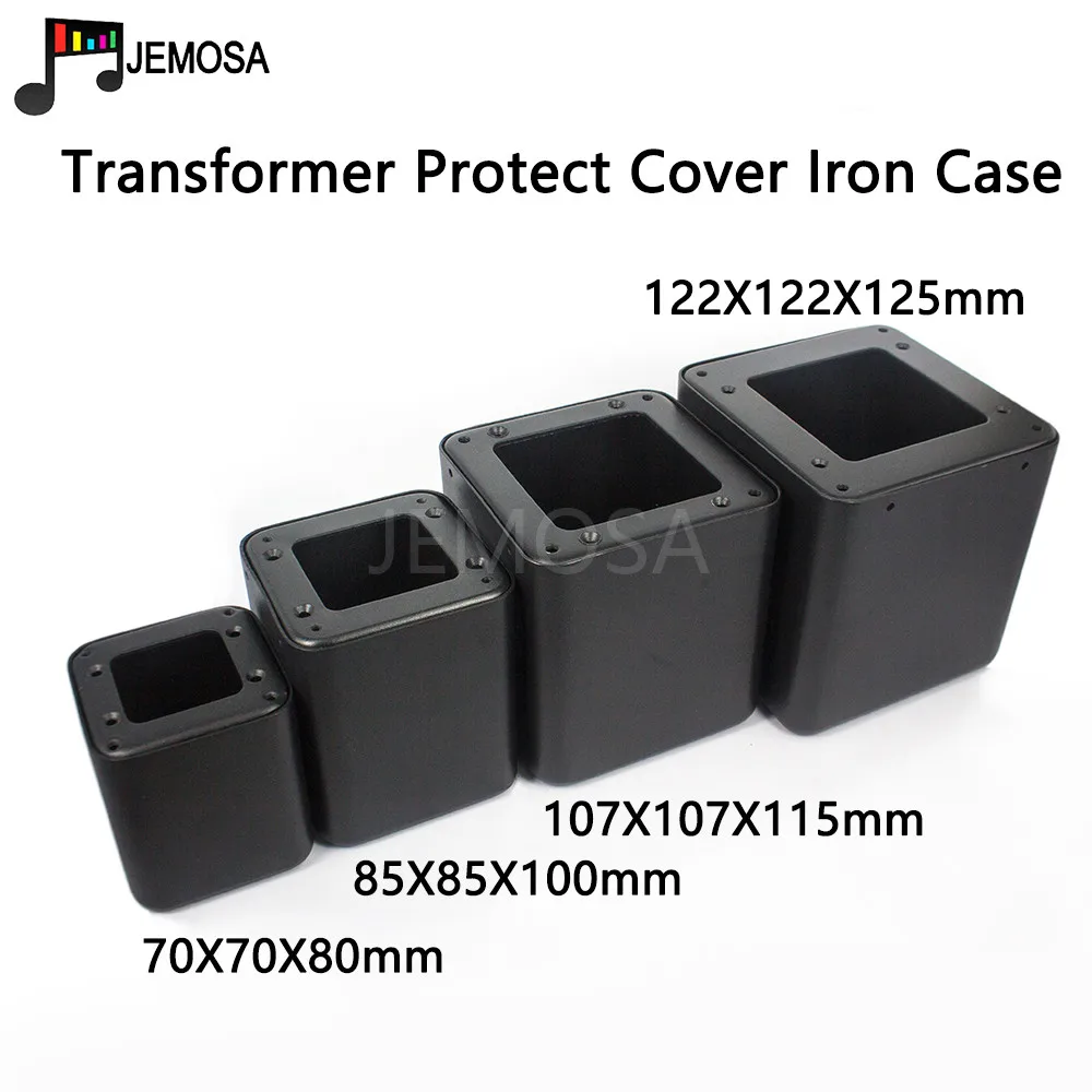 1piece Transformer Cover Protect Iron Case 70mm 85mm 107mm 122mm Hifi Audio Vintage Tube