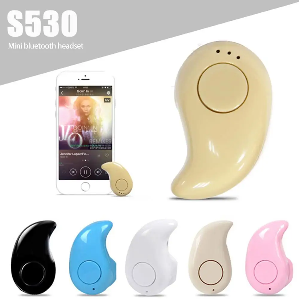

Mini Wireless Bluetooth Earphone in Ear Sport with Mic Handsfree Headset Earbuds for All Phone For Samsung Huawei Xiaomi Android