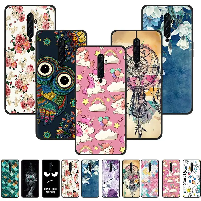 Чехол для OPPO Reno2 Z чехол Reno 2 мультяшный силиконовый телефона Fundas Capa |