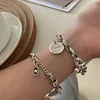 XIYANIKE-pulsera de corazón de amor desgastado Vintage para mujer, diseño único, sonrisa redonda, marca Retro Simple, regalo de joyería de calidad ► Foto 1/6