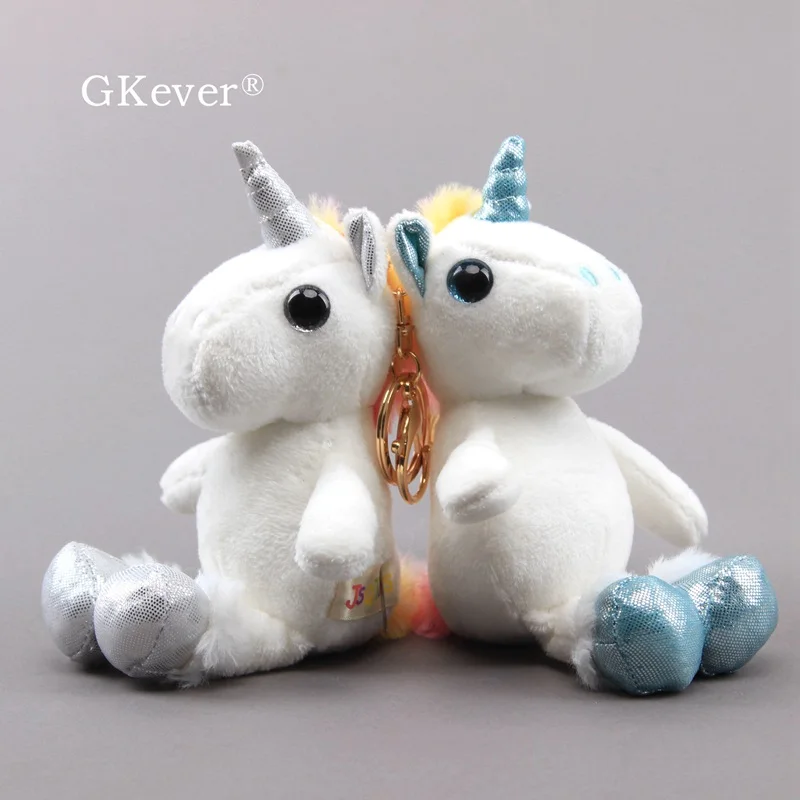 Милый Единорог плюшевый кулон с брелком милые Kawaii Peluche Игрушки Мини Мягкие животные 16 см детский подарок