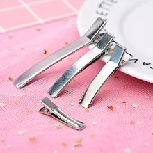 

10PCS Korean Flat Double Fork Hair Clips Duckbill Clip Salon Sectioning Hair Styling Tool Hairpin Large Barrettes Headwear