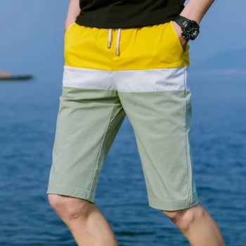 

2019 summer new Korean version of the trend personality wild thin five pants