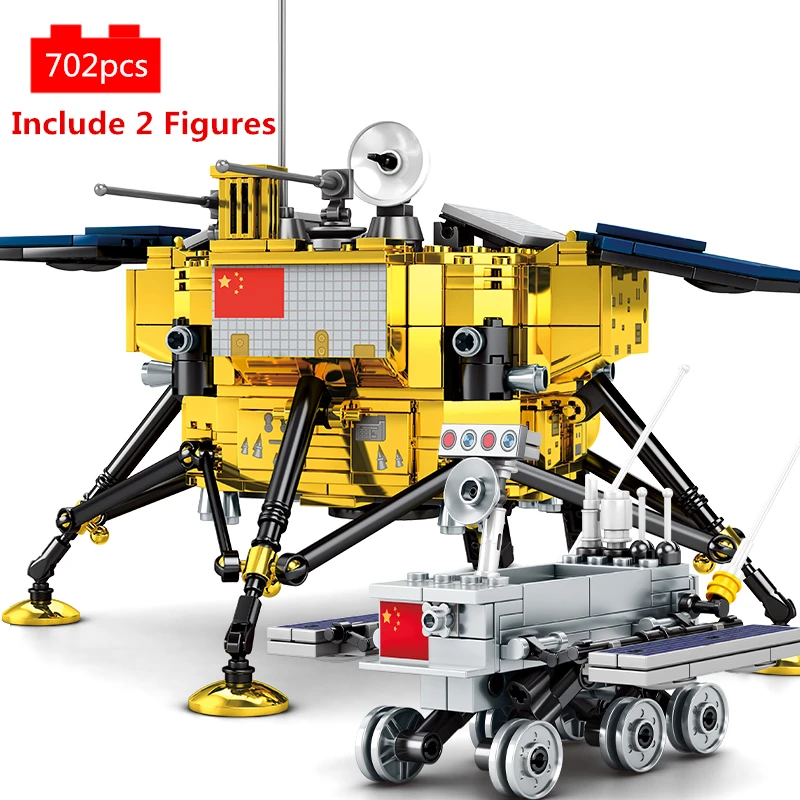 New Ideas Creator Expert Space Flight lunar probe Building Blocks Kit Bricks Classic Model Cosmonaut Figures Toys for Children | Игрушки и