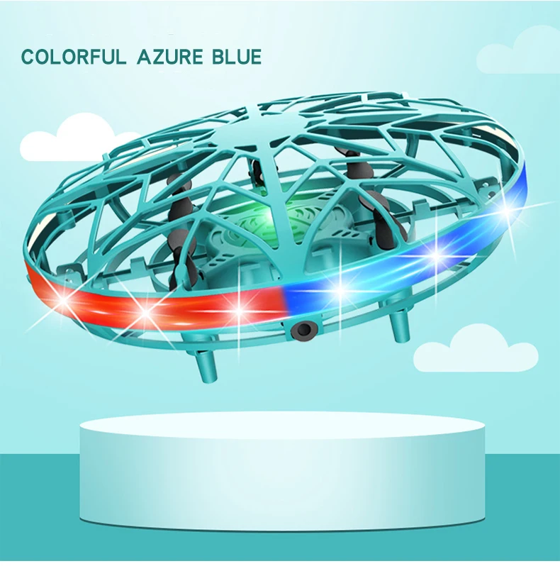 Green Roclub Mini UFO Drone with LED Light Hover Ball