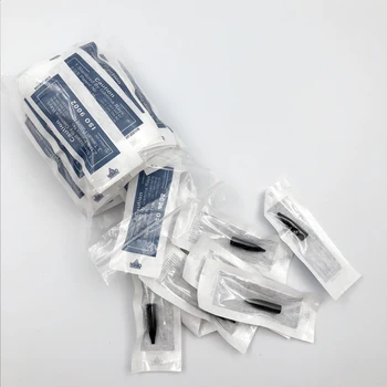 

100pcs Permanent Makeup Needle Cap for Dragon /Mosaic/ Merlin Tattoo Machine Accesories 2RL&3RL Giant Sun G-8650 Needle Tip
