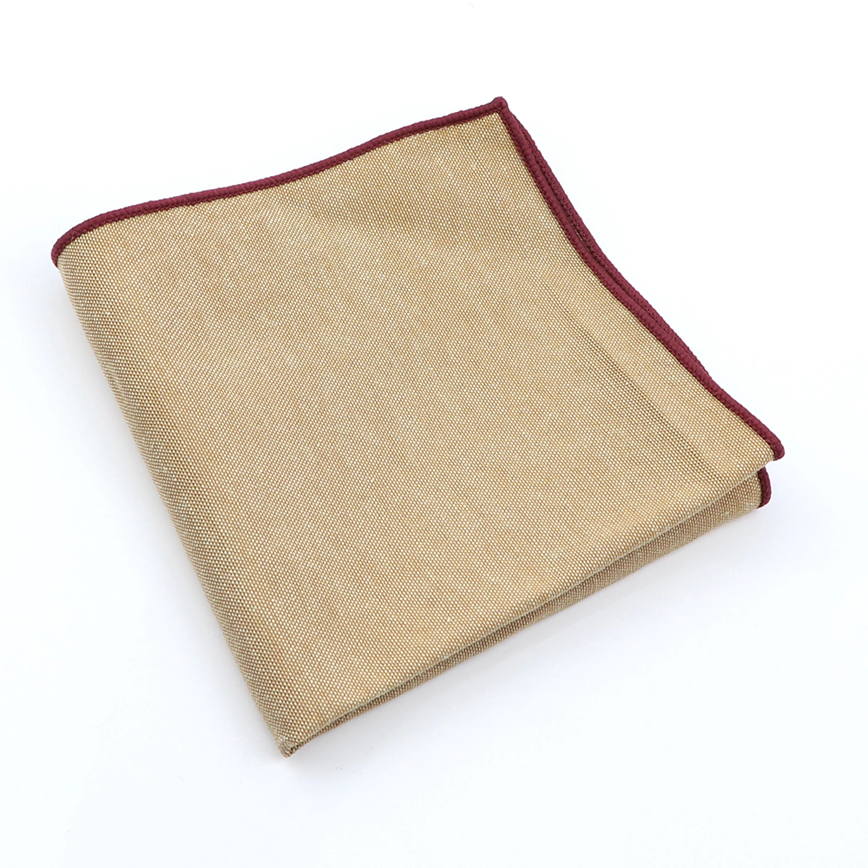 Mens Cotton Wool Pocket Squares 24CM Width Solid Color Striped Thick Handkerchief for Women&Men Casual Party Dinner Accessory