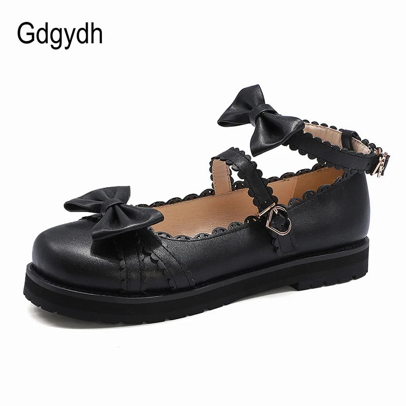 

Gdgydh 2020 Hot Sales Mary Janes Women Single Shoes Femlae Pumps Platform Shoes Fashion Students Shoes Round Toe Lace Drop Ship