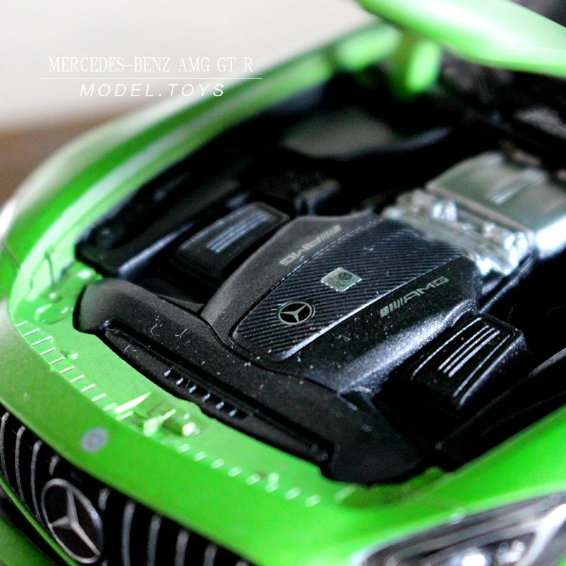 WELLY 1:24 Mercedes-Benz AMG GT R спортивный автомобиль моделирование сплав модель автомобиля ремесла украшение Коллекция игрушек инструменты подарок