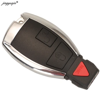 Keyforkess 2/3/4 pulsanti chiave dell'automobile Shell per Mercedes Benz B C E ML S CLK CL sostituzione modificata Smart Auto Key Case Upgrade - Jingyuqin 2 3 4 pulsanti chiave dell automobile Shell per Mercedes Benz B C E