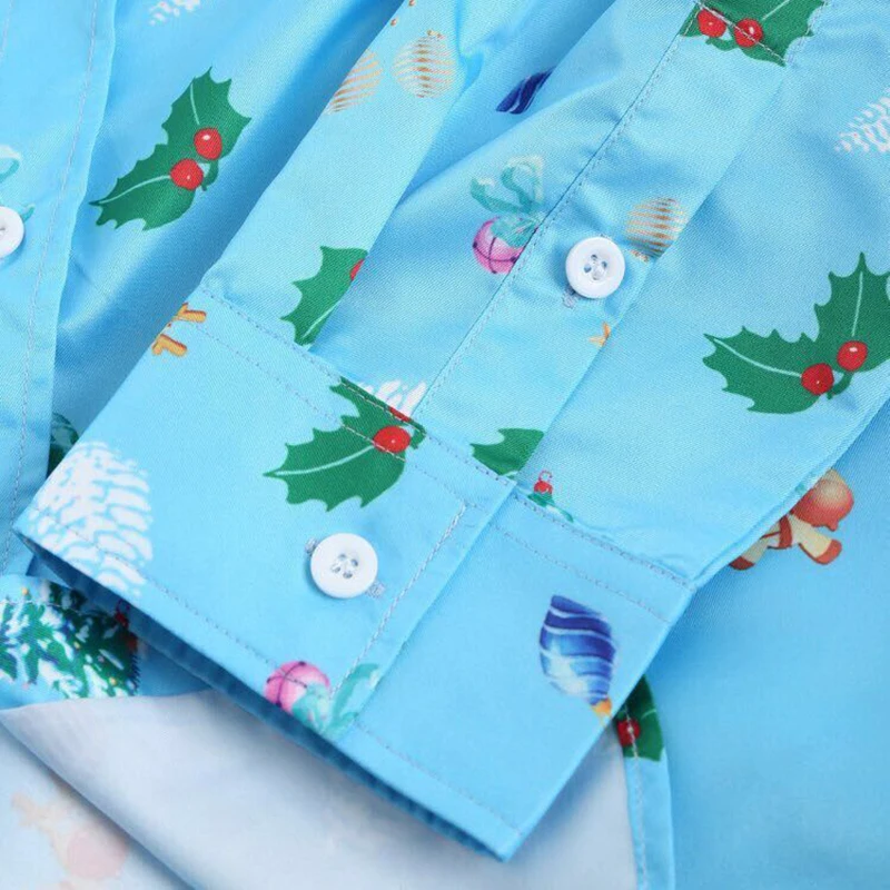 Новогодние майки, блуза, топ, Осень-зима, Blusa Mujer, мужские, тонкие, рождественские, с принтом, для фитнеса, джемпер, рождественский подарок, блузка с длинным рукавом