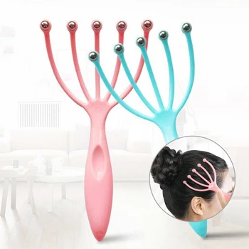 

Head Ball Steel Scalp massager Relaxation Massage Five Finger Massager for Head Eliminate fatigue and Reduce Stress