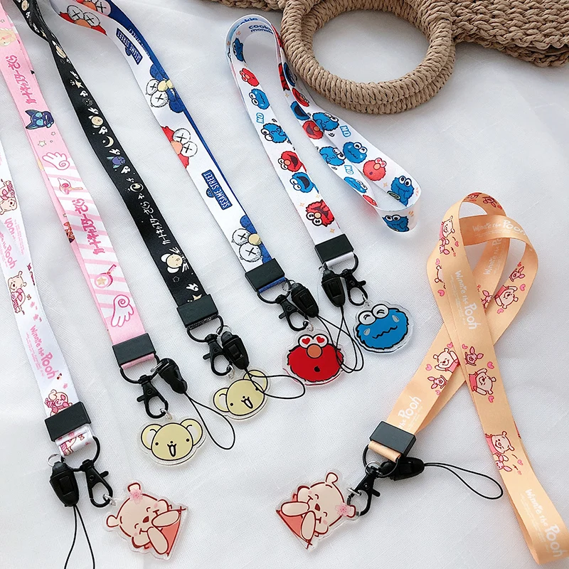 

Lanyard Anime Cute Cartoon Neck Strap Lanyards for keys ID Card Gym Mobile Phone Straps USB badge holder DIY Hang Rope Lariat