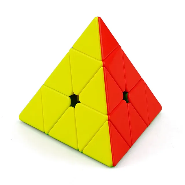 Yj Yulong V2M Magnetic Magic Pyramid Cube Stickerless Yongjun Magnets Triangle Puzzle Speed Cubes For Children Kids Gift Toy 2