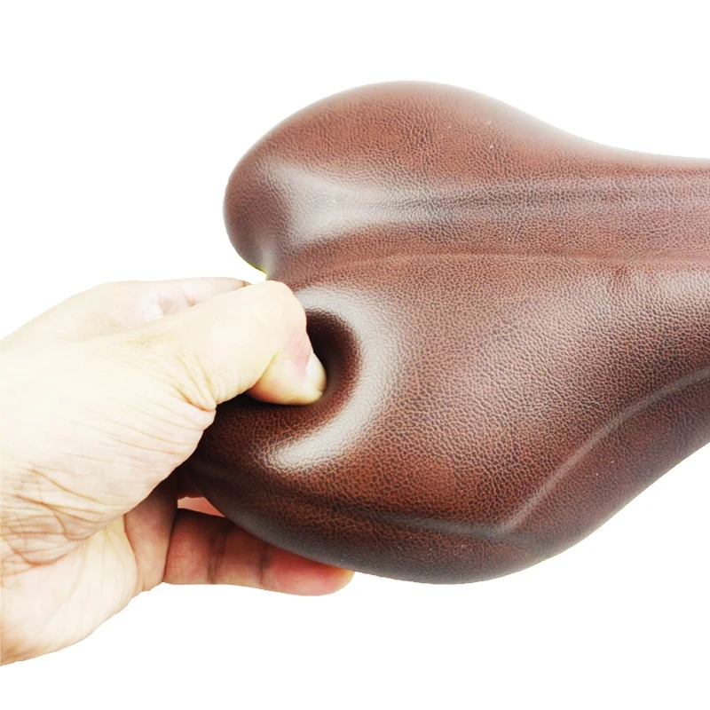 Велосипедное седло, велосипедное седло, сиденье для шоссейного горного велосипеда, широкая мягкая подушка, удобная подушка, Аксессуары для велосипеда, синтетическая кожа