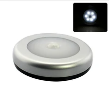 Беспроводной PIR датчик движения 6LED под шкаф свет кухня спальня Беспроводной магнитный шкаф свет сенсор лестничный свет ночник