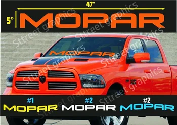 

For MOPAR ORANGE WINDSHIELD VINYL DECAL STICKER