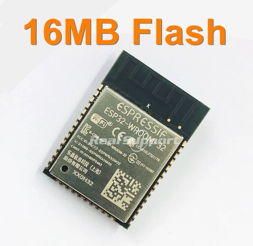 ESP32-WROOM-32 16 MB Flash ESP-WROOM-32 ESP-32S ESP-DowdQ6 Dual Core uart mode smd ESP32 module espressif original |