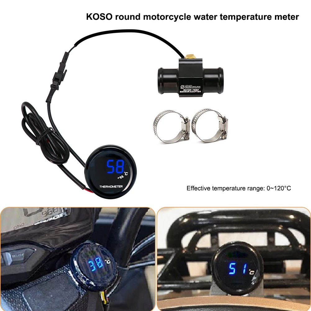 Мини-измеритель температуры воды для мотоцикла KOSO XMAX250 300 NMAX CB 400 CB500X датчик