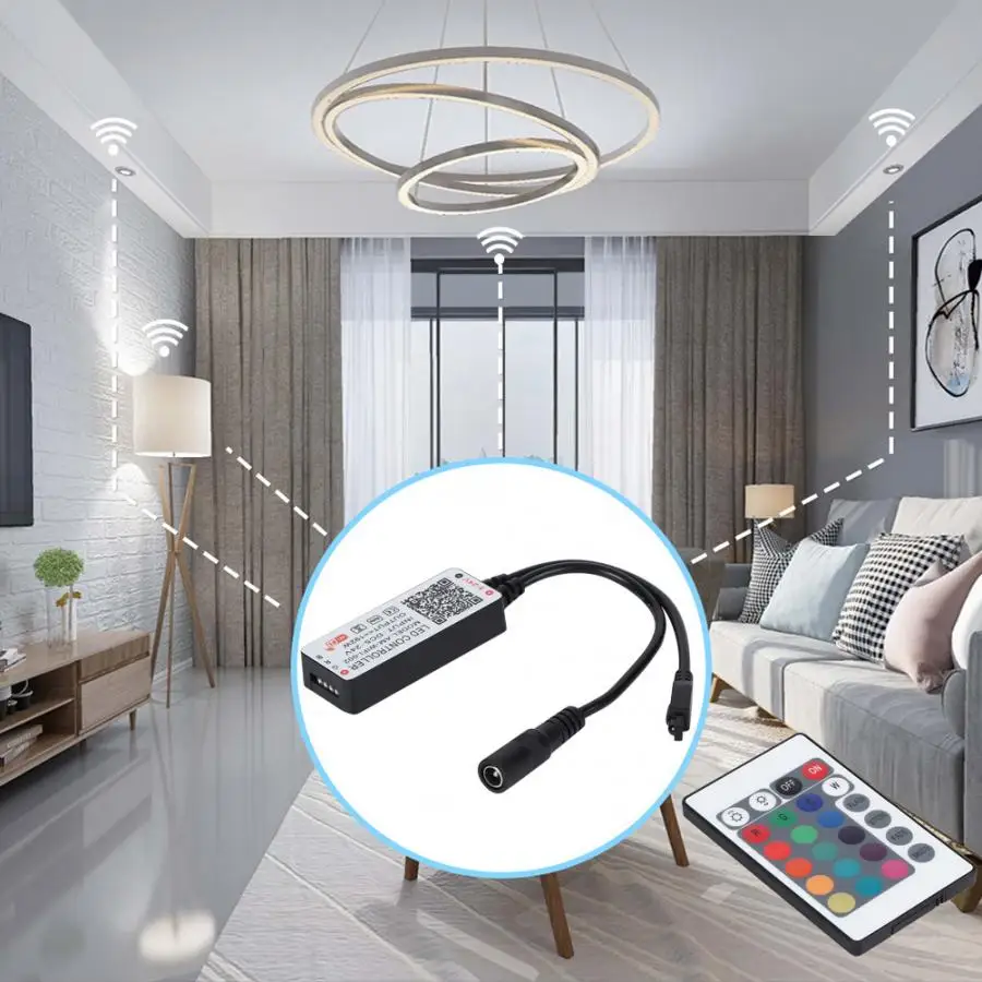 WiFi Интеллектуальный светильник-светильник+ инфракрасный контроллер DC5-24V для домашнего бара