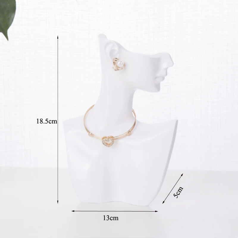 Small Style Resin Mini Model Earrings Necklace Jewellery Stand Gem Lightbox Spectacles Necklace Display Wholesale