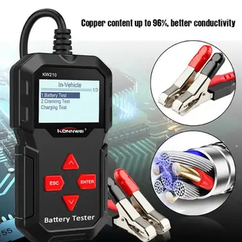 

Automatic Smart 12v Car Battery Tester Kw210 Auto Battery Analyzer Resistance Battery Tester Car Maintenance Tools
