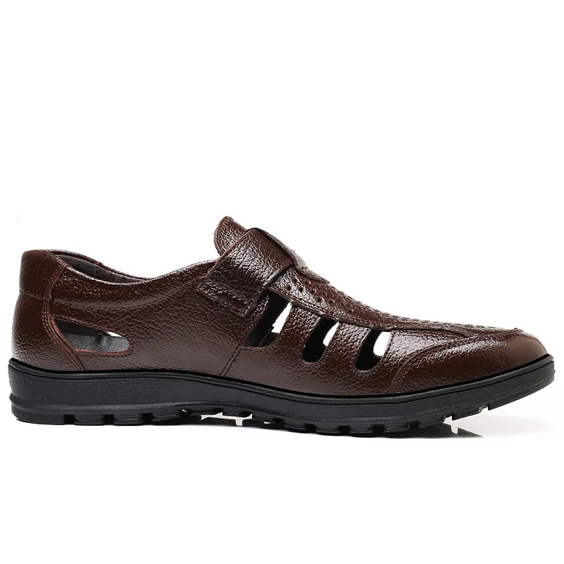 

2019 Summer Hollow Fresh Breathable Leather Sandals Korean Version Of The Trend Of Casual Soft And Comfortable Wild Models