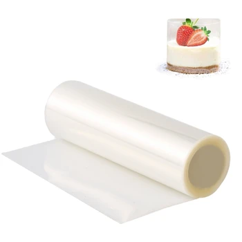 

1 Roll Cake Film Transparent Cake Collar Kitchen Acetate Cake Chocolate Candy For Baking Tools Durable 8cm*10m/10cm*10m/15cm*10